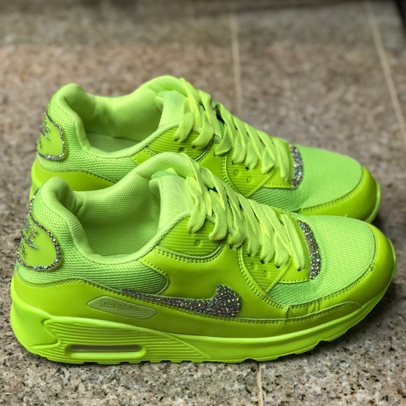 Custom Bling Women’s Nike Air Max 90 Sz 7.5 - Picture 3 of 3